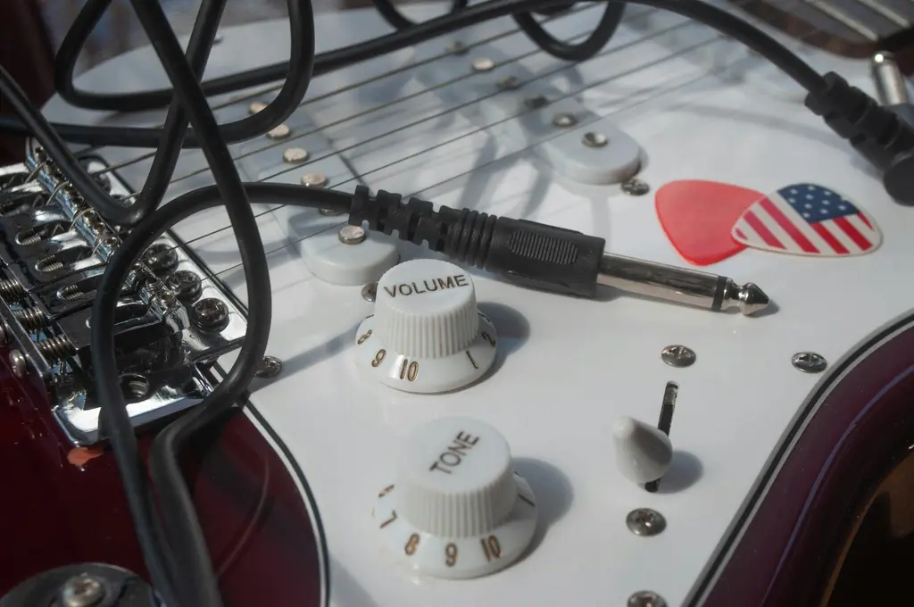 Instrument accessories and cables arranged for category context.